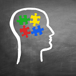 Brain Fit - unsere Konzentration und Aufmerksamkeit zu steigern - der Kopf fügt die Puzzelstücke zusammen
