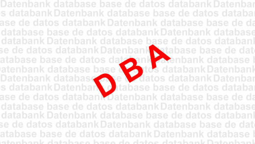 DBA Oracle Datenbankadministration Grafik