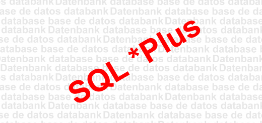 SQL Plus Oracle Benutzerschnittstelle Grafik