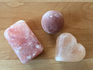 Artikel der Salzgrotte - Salzstein, Salzkugel und Salzherz
